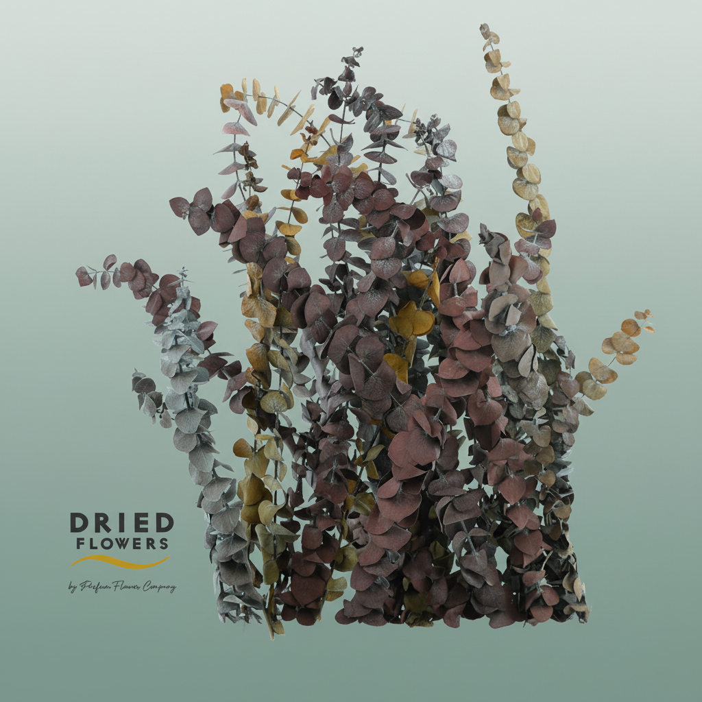 Dried Bleached Eucalyptus Baby Blue Autumn Mix