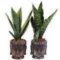 Sans Tri Gemengd Keramiek Buddha Gold &Silver